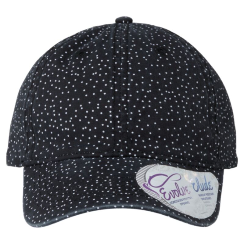 Women's Garment-Washed Fashion Print Cap Thumbnail