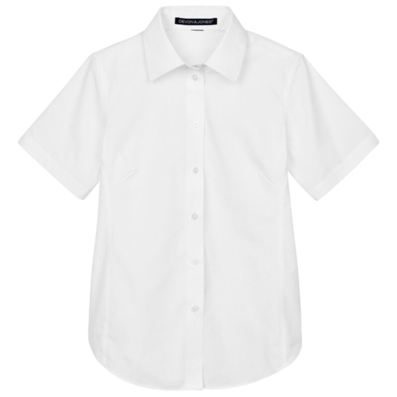 Women's Crown Collection® Broadcloth Short Sleeve Woven Dress Shirt Thumbnail