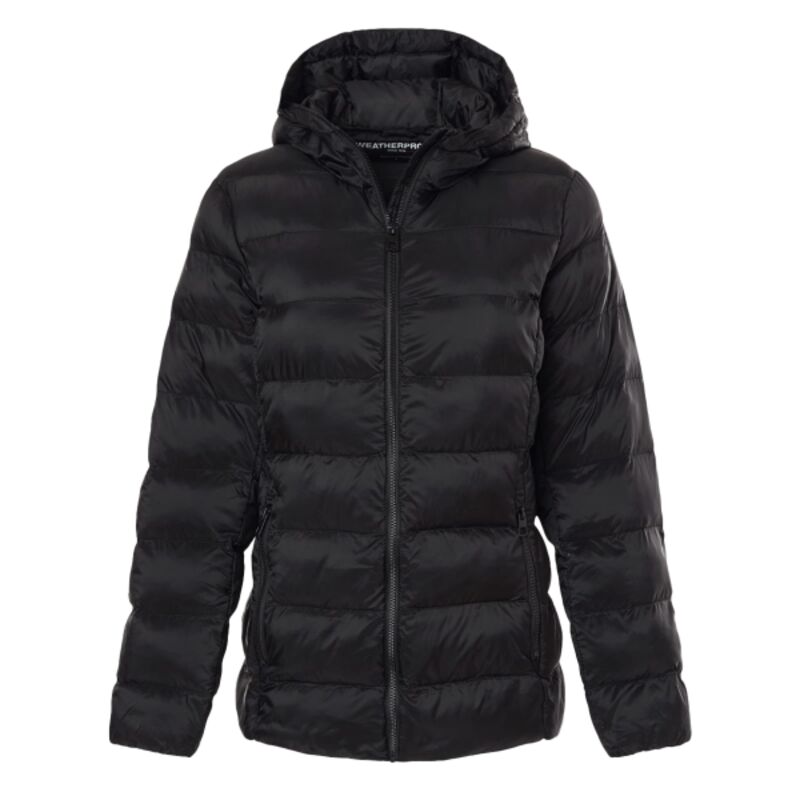 Women's Lightweight Poly-filled Hooded Puffer Jacket Thumbnail