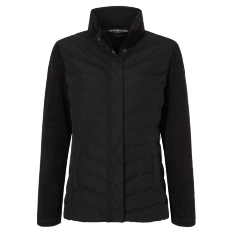 Women's Mixed Media Chevron Jacket Thumbnail