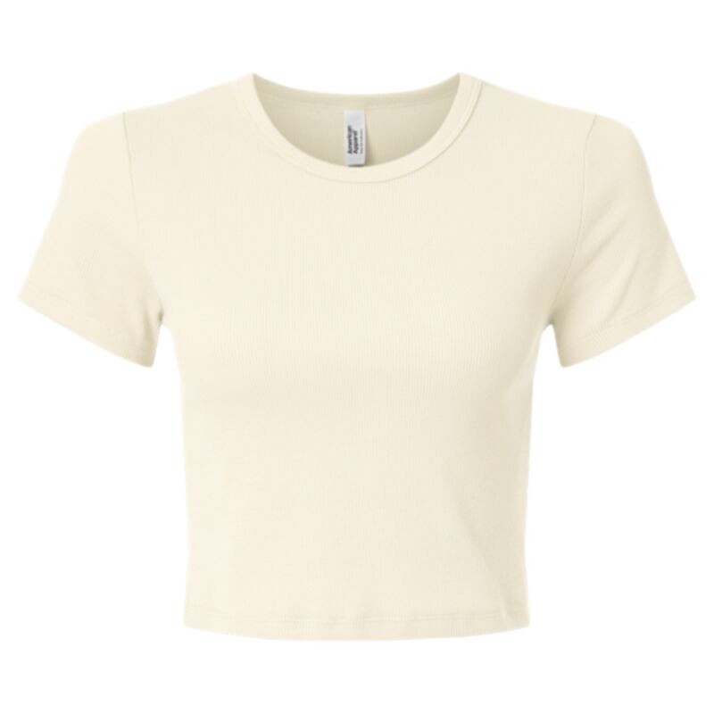 Women's Baby Rib Cropped Tee Thumbnail