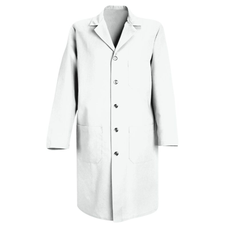 Unisex Button Front Lab Coat Thumbnail