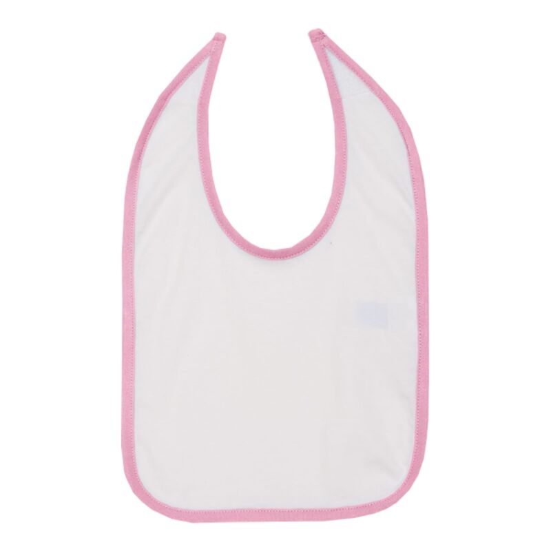 Infant Contrast Trim Premium Jersey Bib Thumbnail