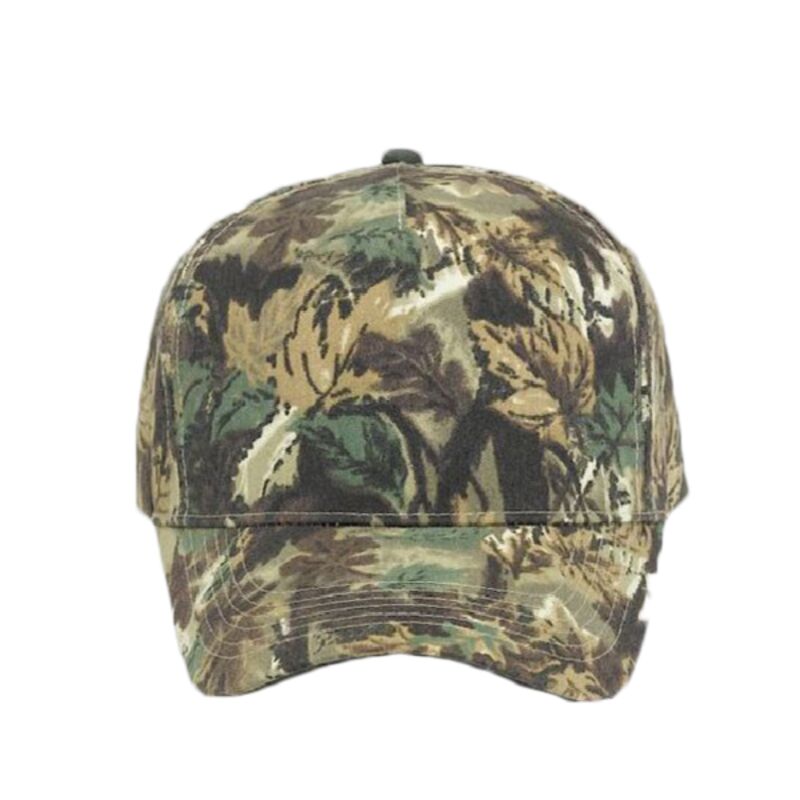OTTO CAP Camouflage 5 Panel Mid Profile Baseball Cap Thumbnail