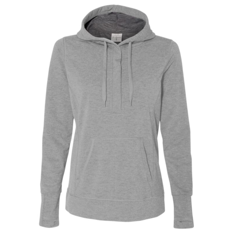 Women’s Omega Stretch Snap-Placket Hooded Sweatshirt Thumbnail