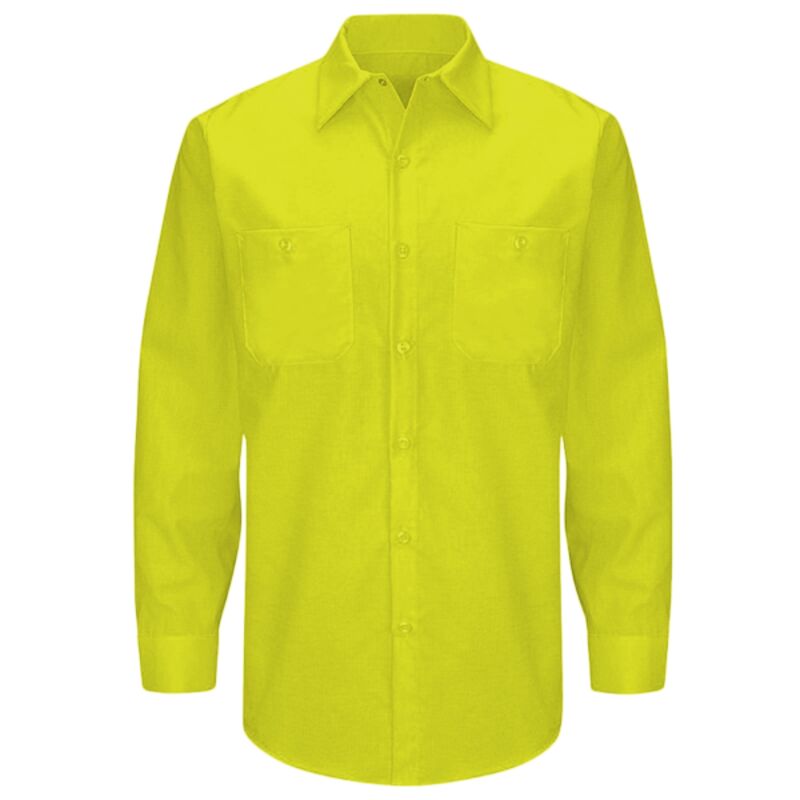 Men's Enhanced & Hi-Visibility Long Sleeve Work Shirt Thumbnail