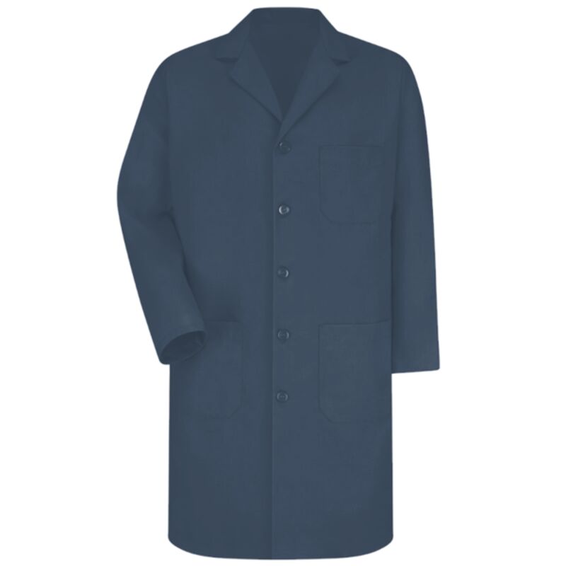 Unisex Extended Sizes Button Front Lab Coat Thumbnail