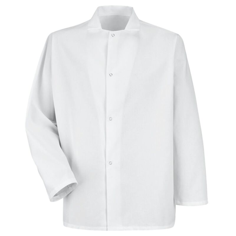 Men's Gripper-Front Short Butcher Coat Thumbnail