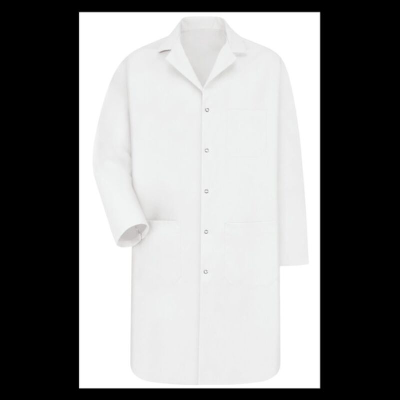 Unisex Tall Gripper Front Lab Coat Thumbnail