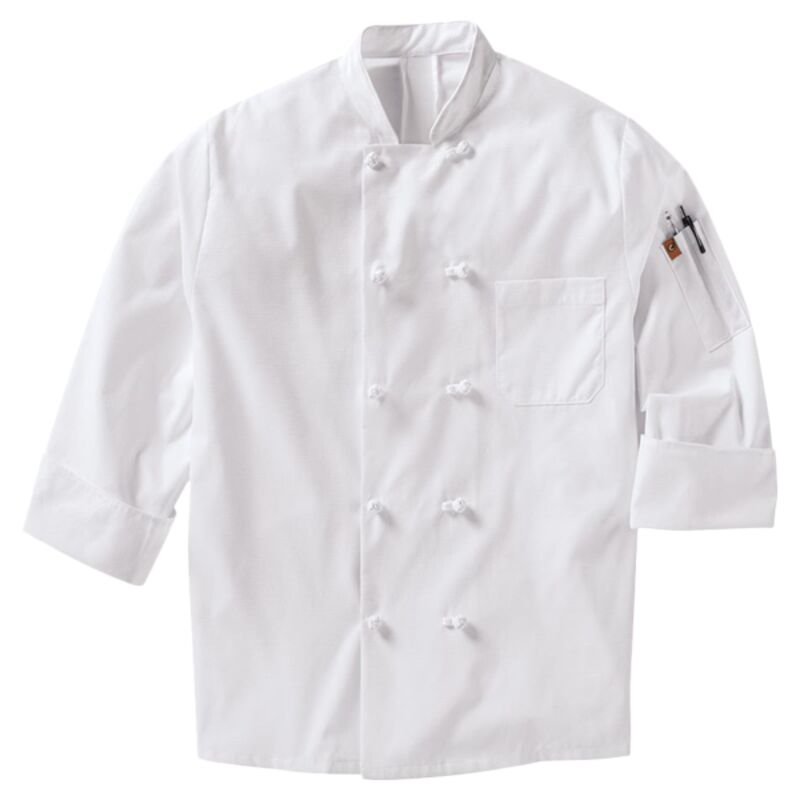 Mimix™ Ten Knot Button Chef Coat with OilBlok Thumbnail
