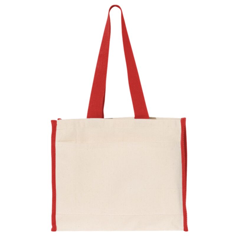 14L Tote with Contrast-Color Handles Thumbnail