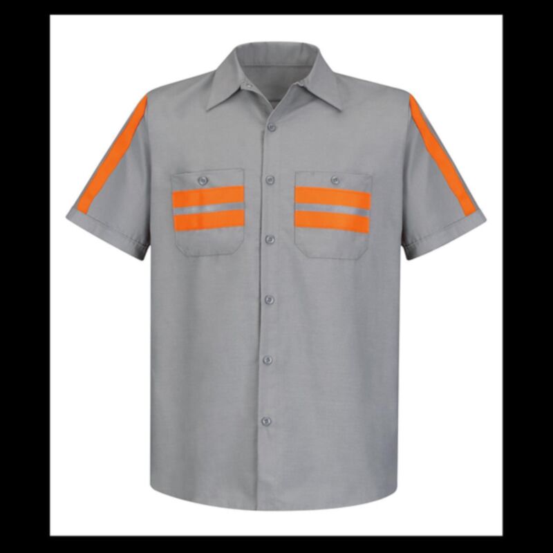 Men's Tall Enhanced Visibility Industrial Work Shirt Thumbnail